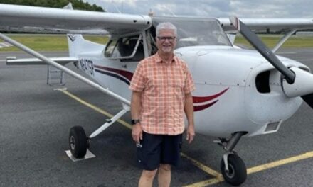 Learning to fly after 55