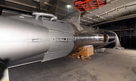 National Museum of the USAF Erects Atlas Missile